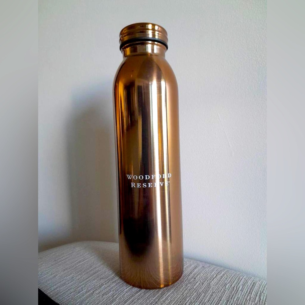 Woodford Reserve Copper Stainless Steel Vacuum Double Wall Thermos Bottle NEW
